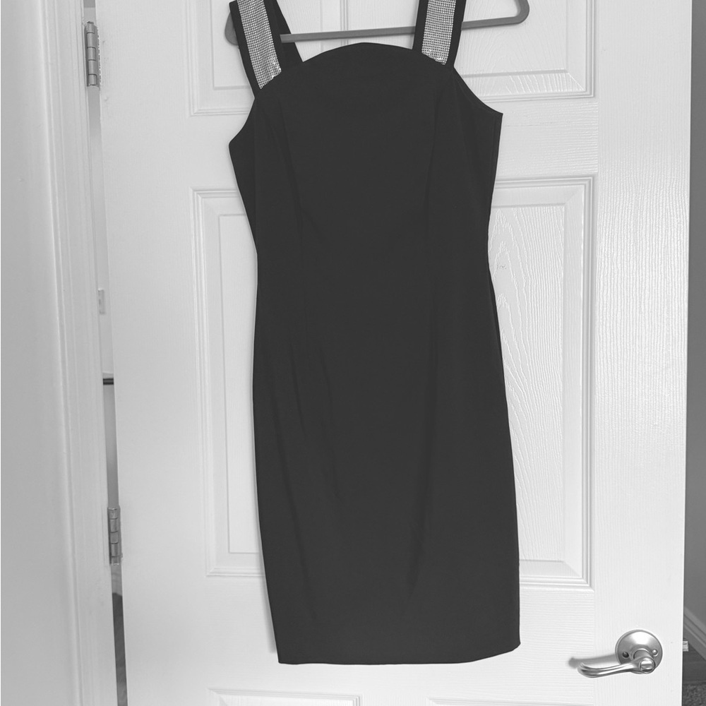 New Versace Black Knee Length Dress